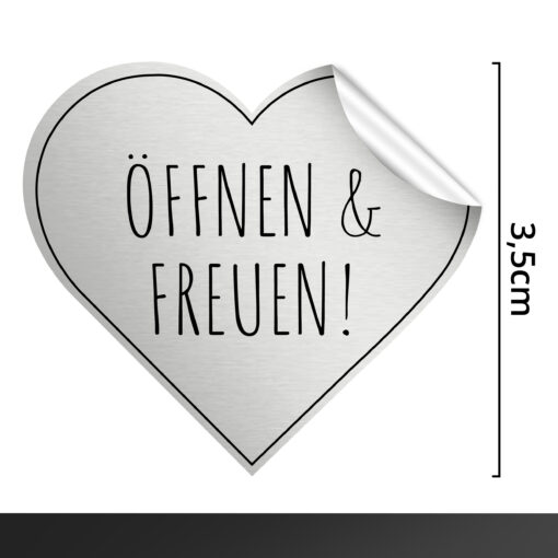 80 Stück Öffnen und freuen Aufkleber – Bild 4