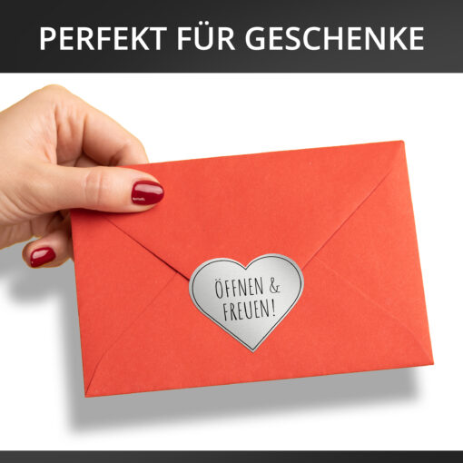 80 Stück Öffnen und freuen Aufkleber – Bild 8