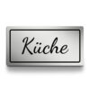 Rechteckiges selbstklebendes Küche Schild aus Acryl