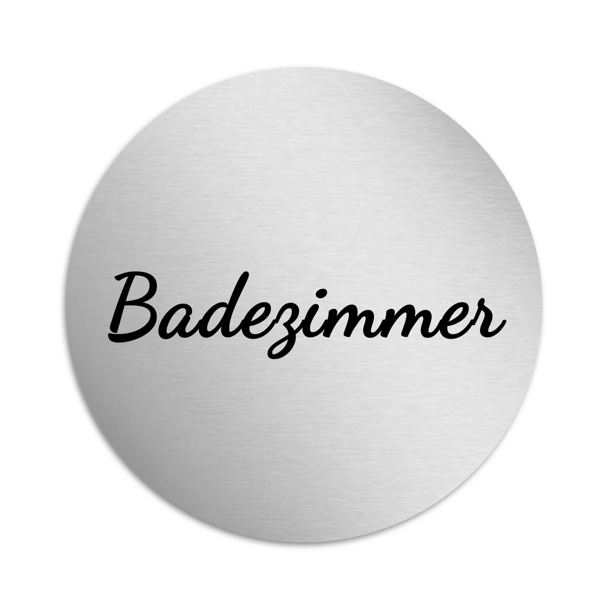 Badezimmer Schild selbstklebend - Motiv- & Größenauswahl!