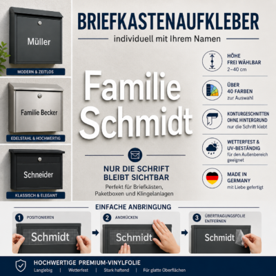 Briefkastenaufkleber
