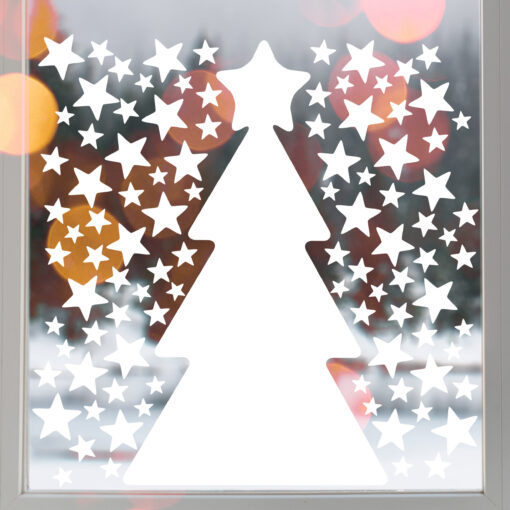 Fensteraufkleber Weihnachten