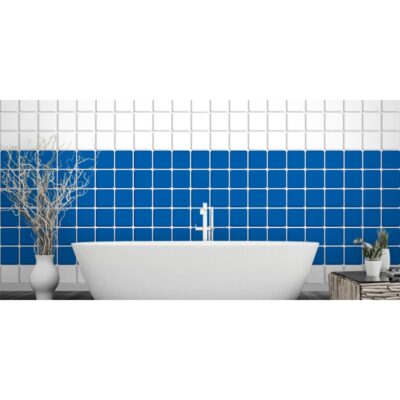 Fliesenaufkleber azurblau