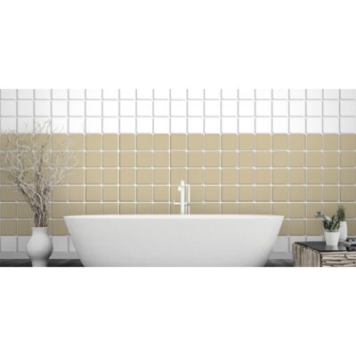 Fliesenaufkleber beige
