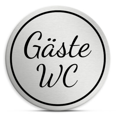 Gäste WC Türschild