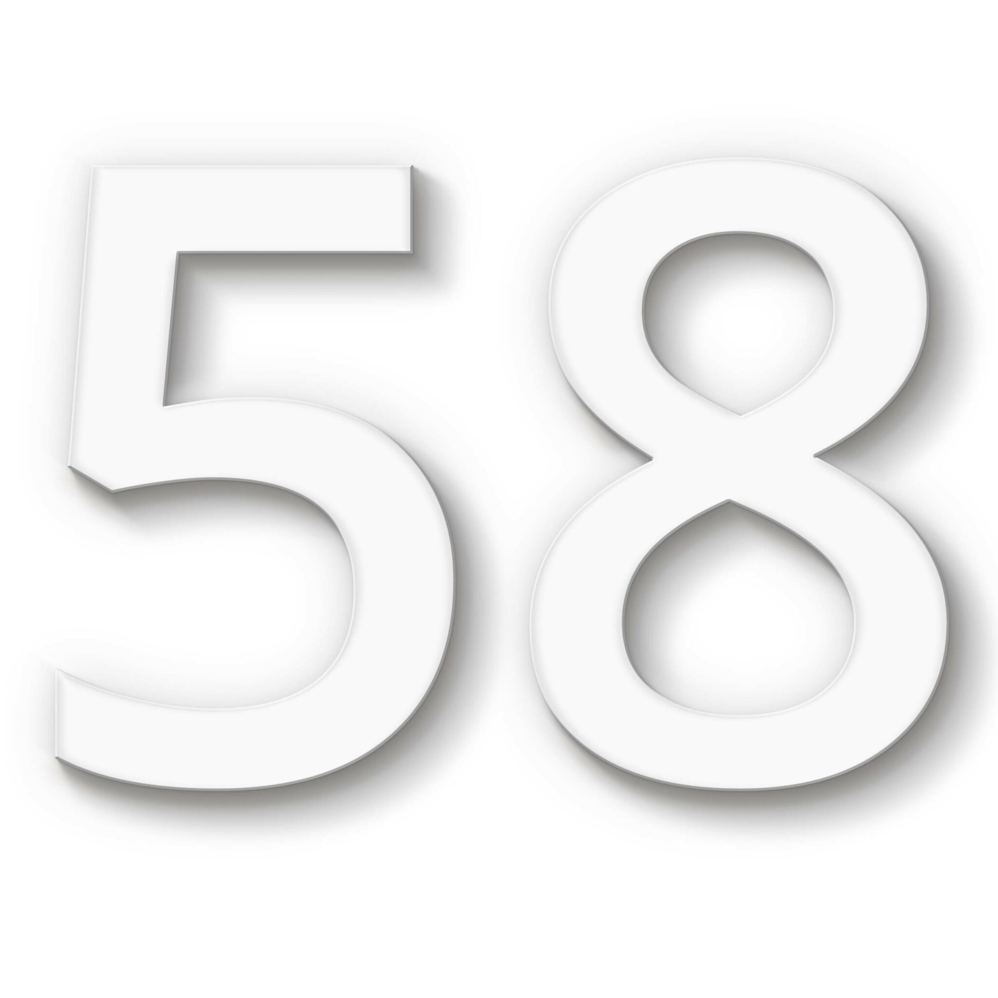 Hausnummer 57 - stickerpirat.de