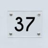 Hausnummernschild 37 - Hausnummer aus Acryl