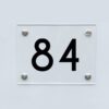 Hausnummernschild 84 - Hausnummer aus Acryl