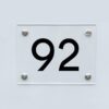 Hausnummernschild 92 - Hausnummer aus Acryl