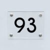 Hausnummernschild 93 - Hausnummer aus Acryl