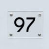 Hausnummernschild 97 - Hausnummer aus Acryl
