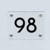 Hausnummernschild 98 - Hausnummer aus Acryl