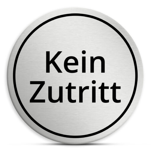 Kein Zutritt Schild selbstklebend, wetterfest und UV-beständig, Warnhinweis – Bild 2