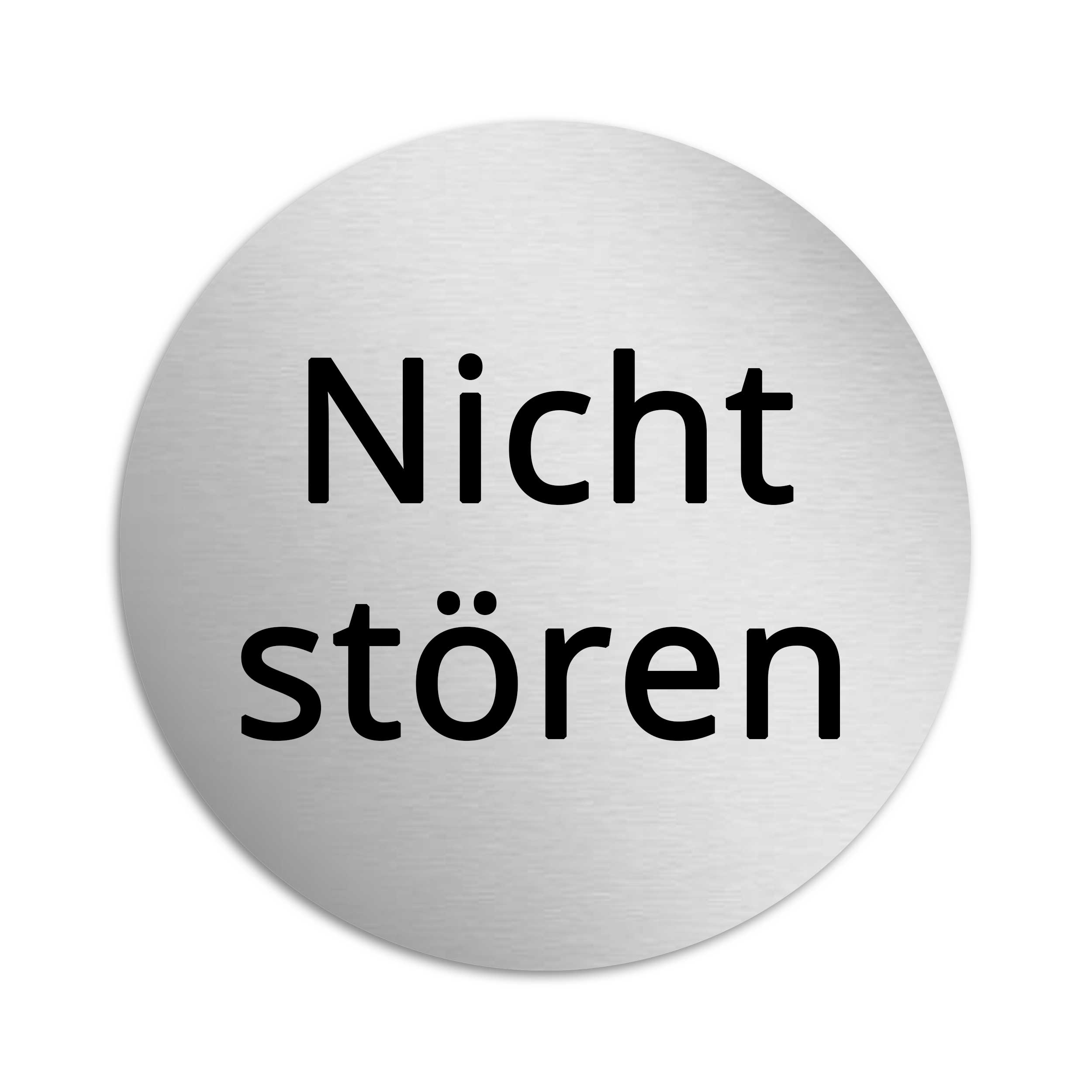 Nicht stören Schild | rund | Selbstklebend | Motiv ...