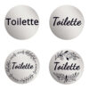 Toilette Schilder