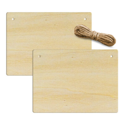 Türschild blanko aus Holz