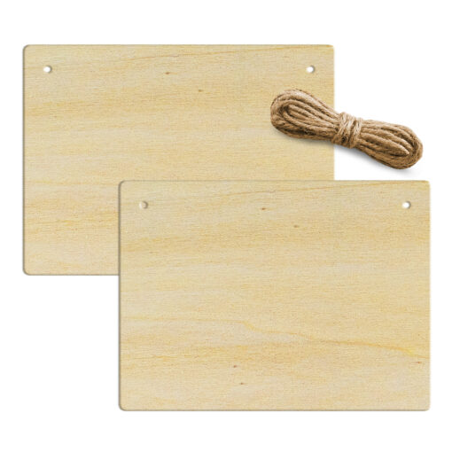 Türschild blanko aus Holz